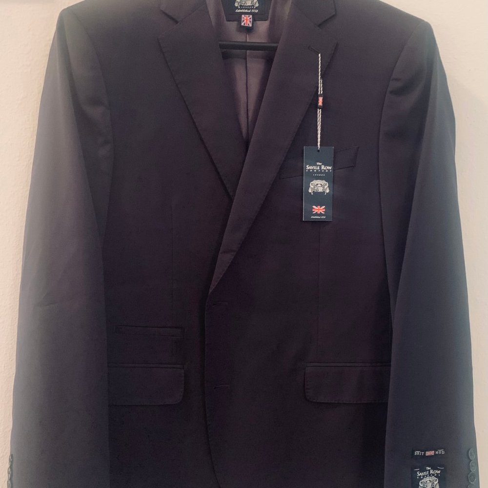 Never worn men's Purple Suit Jacket and Pants